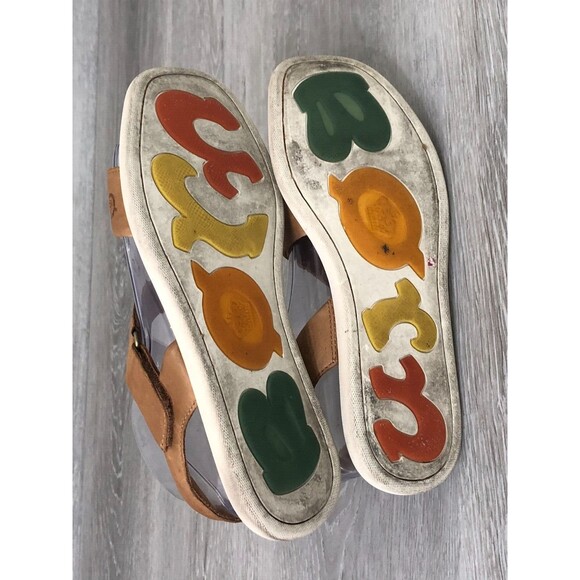 Born Rahway Slingback Women's US 6M Brown Leather Hook & Loop Casual Sandal - Picture 5 of 6